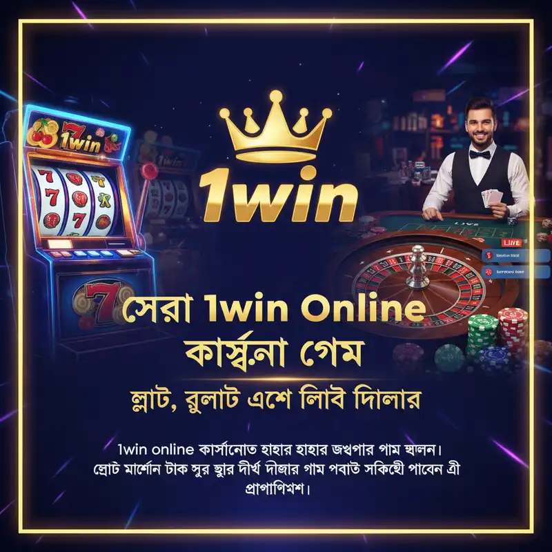1win online লাইভ ক্যাসিনো গেম এবং স্লট